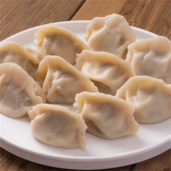 Chive Pork Dumplings 10pcs E10 韭菜猪肉水饺 10pcs
